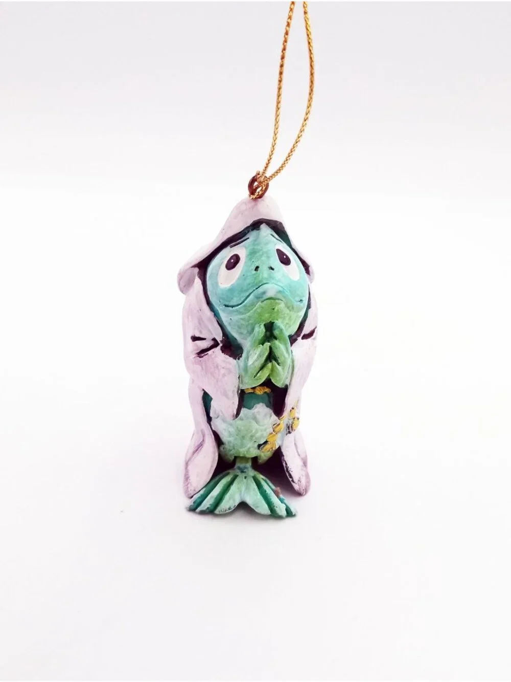 Holy Mackerel Fish Ornament Monk Friar 3.5